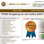 Major Garage Cabinet Brands Available through Online Retailer